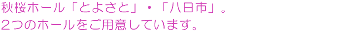 故人を偲び、皆様で送り出す気持ちを最も大切に考えたセレモニーホールです。